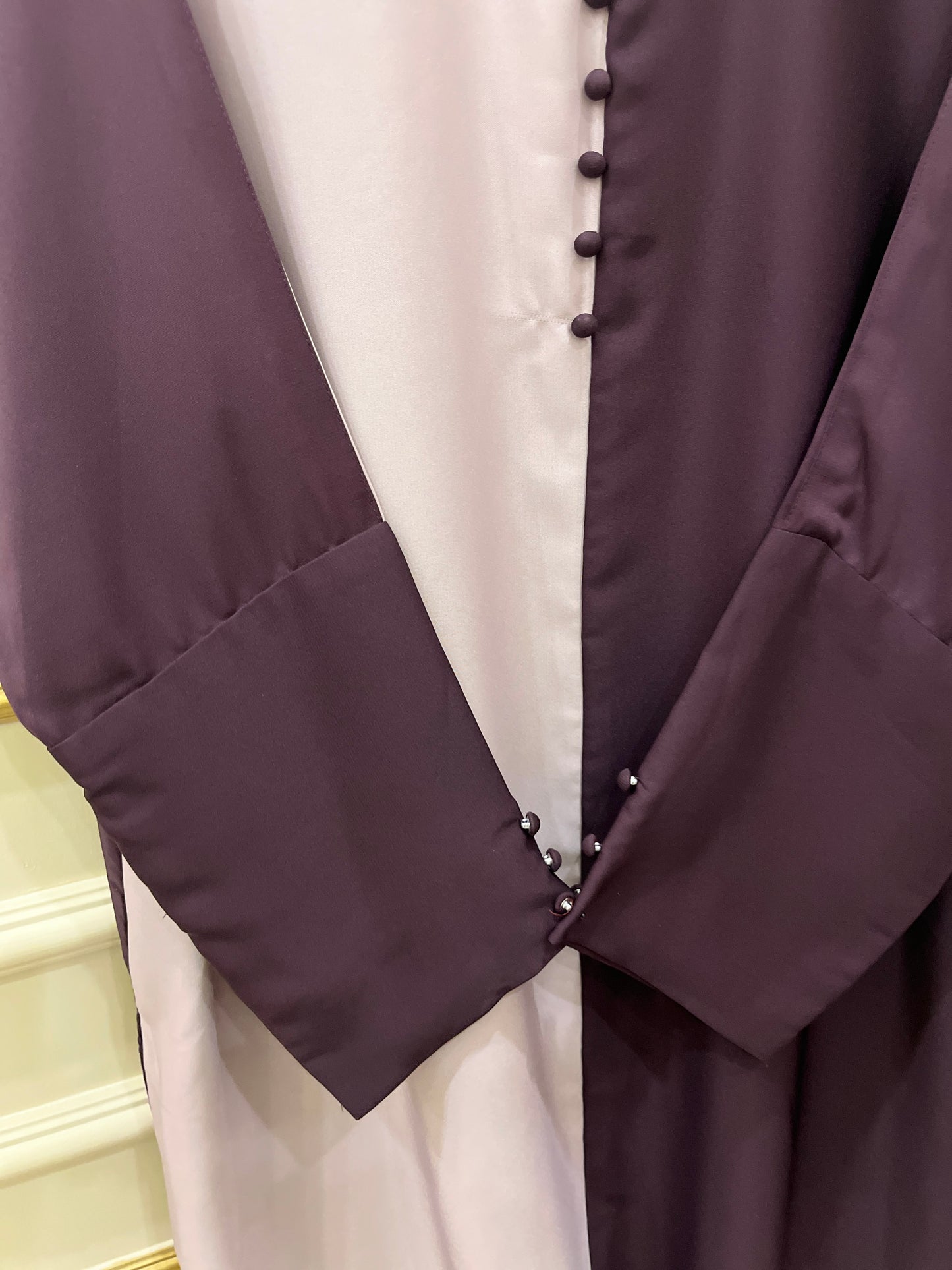 Dual Grace Abaya - Lilac and Plum