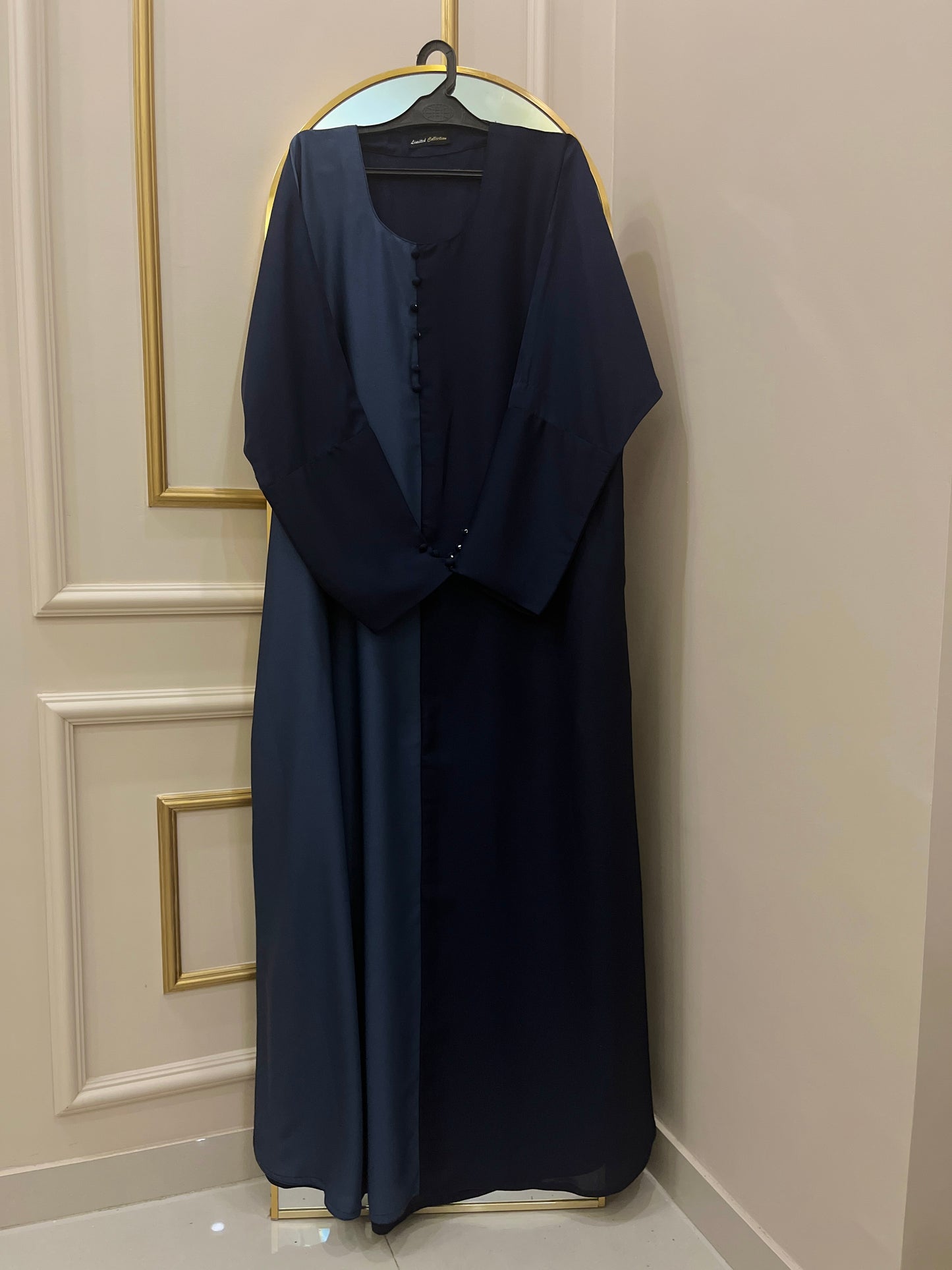 Dual Grace Abaya - Light and Dark Blue