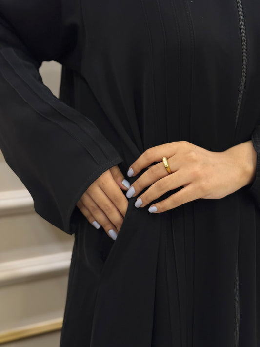 Noor zip Abaya
