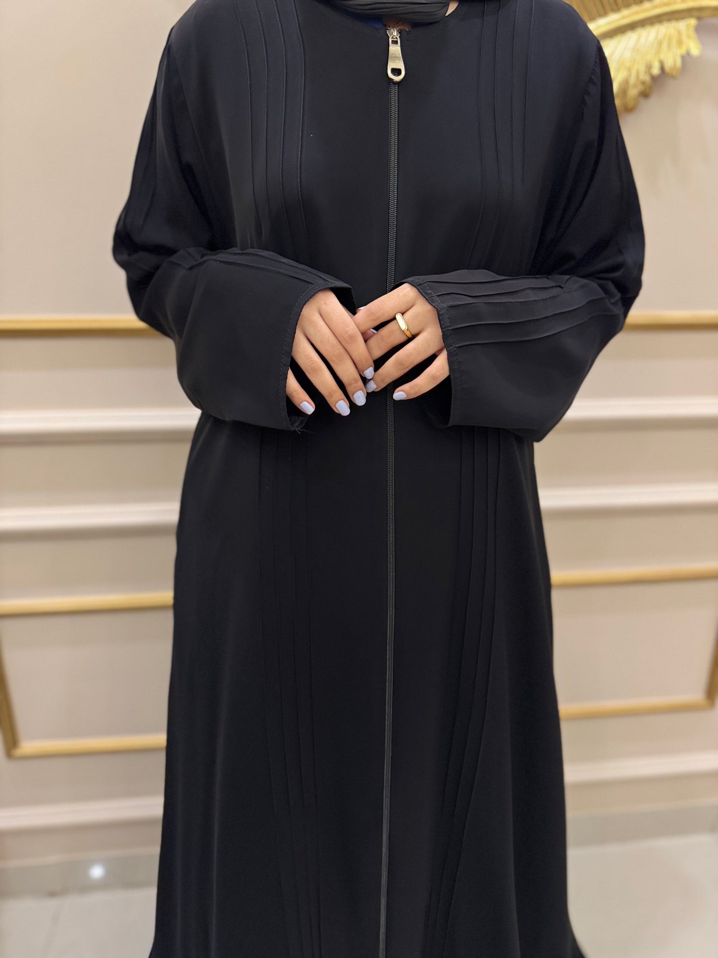 Noor zip Abaya