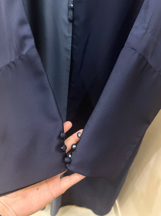 Dual Grace Abaya - Light and Dark Blue