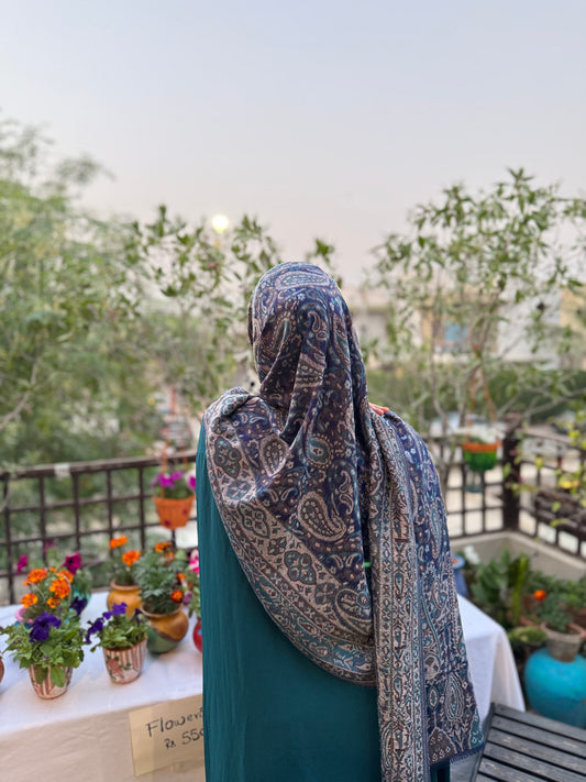 Pashmina Hijab - Blue